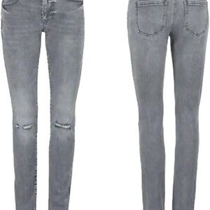 CAbi Distressed High Skinny Jeans